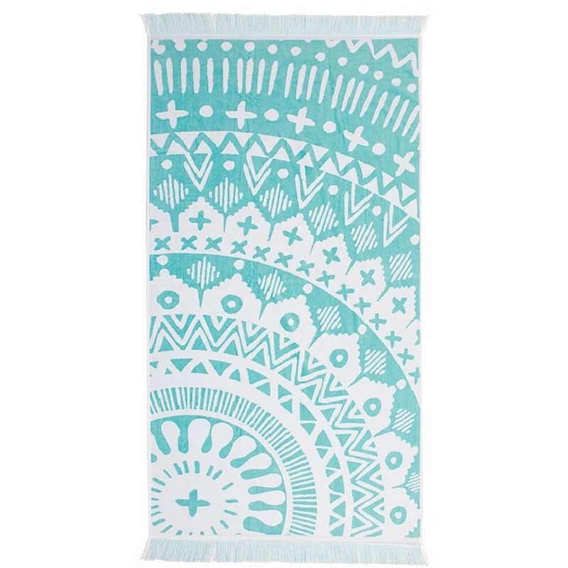 Bambury Egyptian Cotton Beach Towel (Leilani) at Mighty Ape NZ