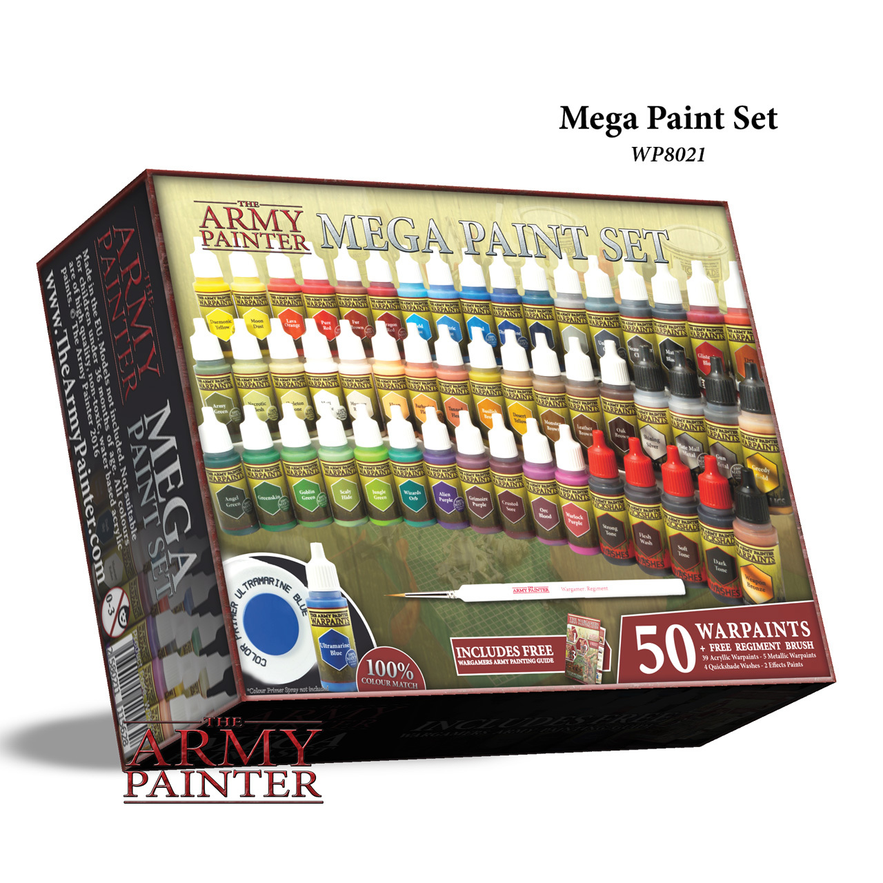 Army Painter: Warpaints - Mega Paint Set | at Mighty Ape Australia