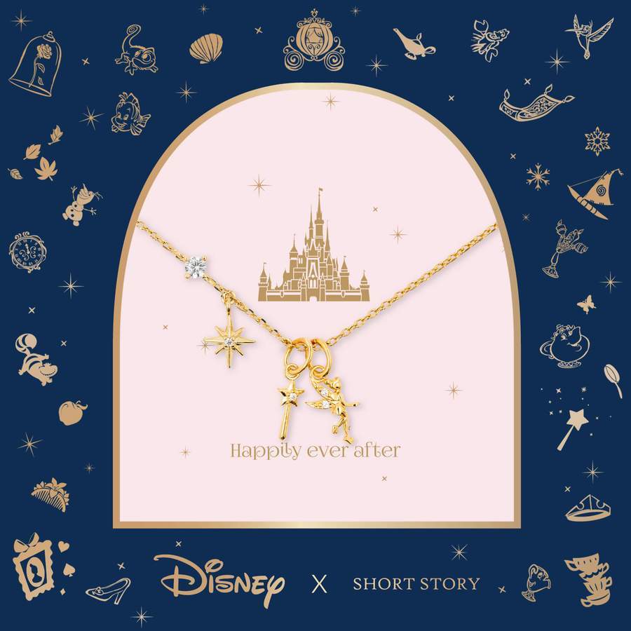 Short Story: Disney Tinker Bell Necklace - Gold image