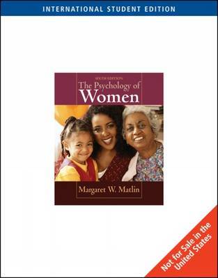 The Psychology of Women by Margaret Matlin image