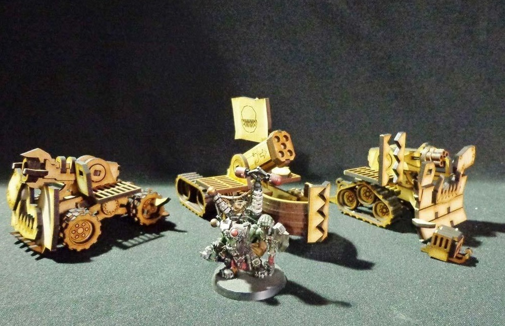 TTCombat: Tabletop Scenics - Orc Guns (x3) image