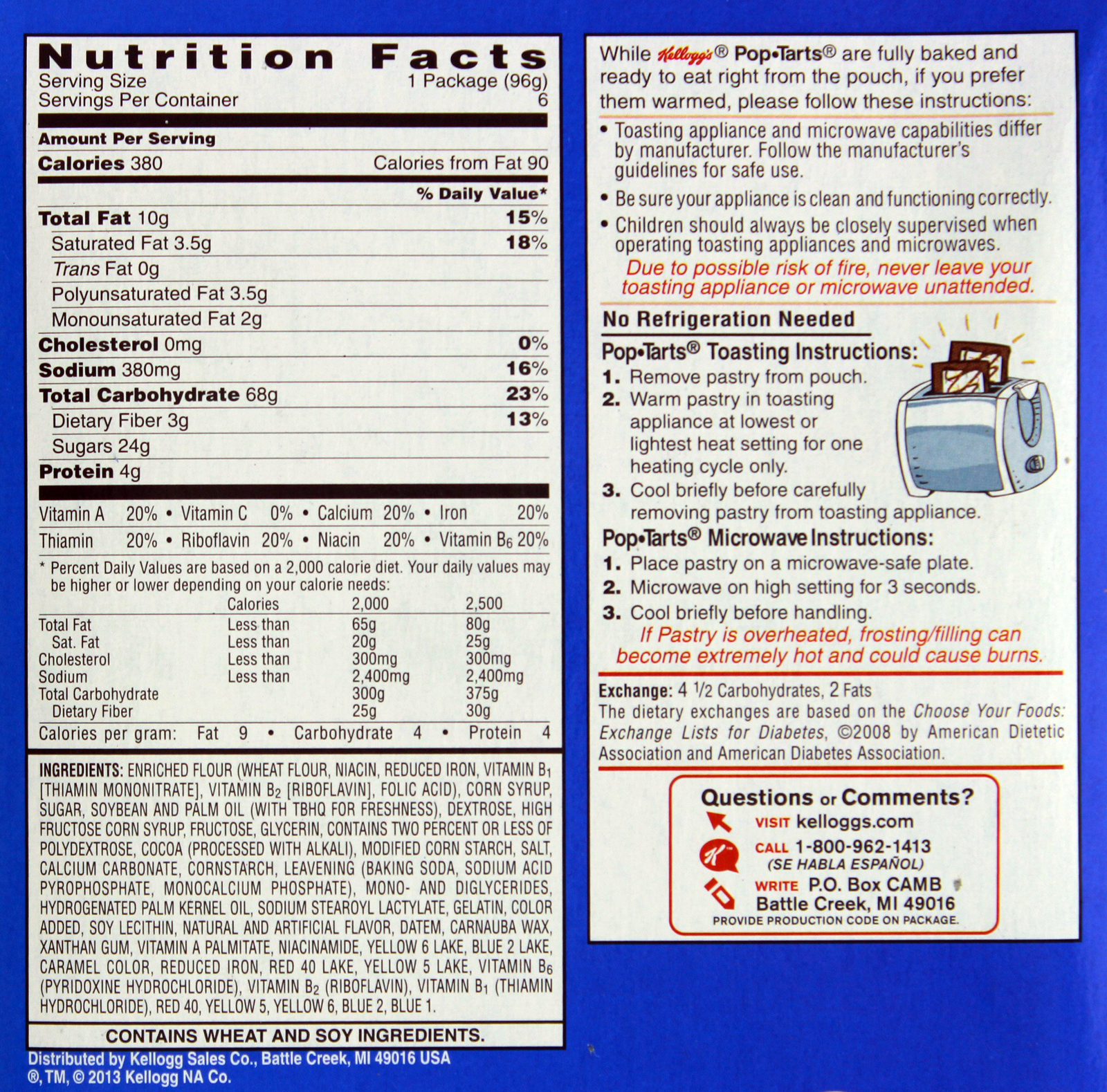 Kellogg's Pop Tarts Hot Fudge Sundae image