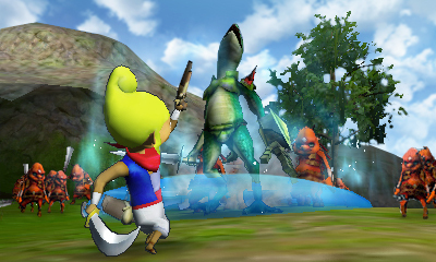 Hyrule Warriors Legends on 3DS