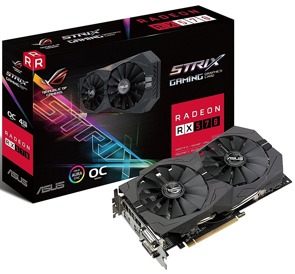 ASUS Radeon STRIX RX570 OC 4GB Graphics Card