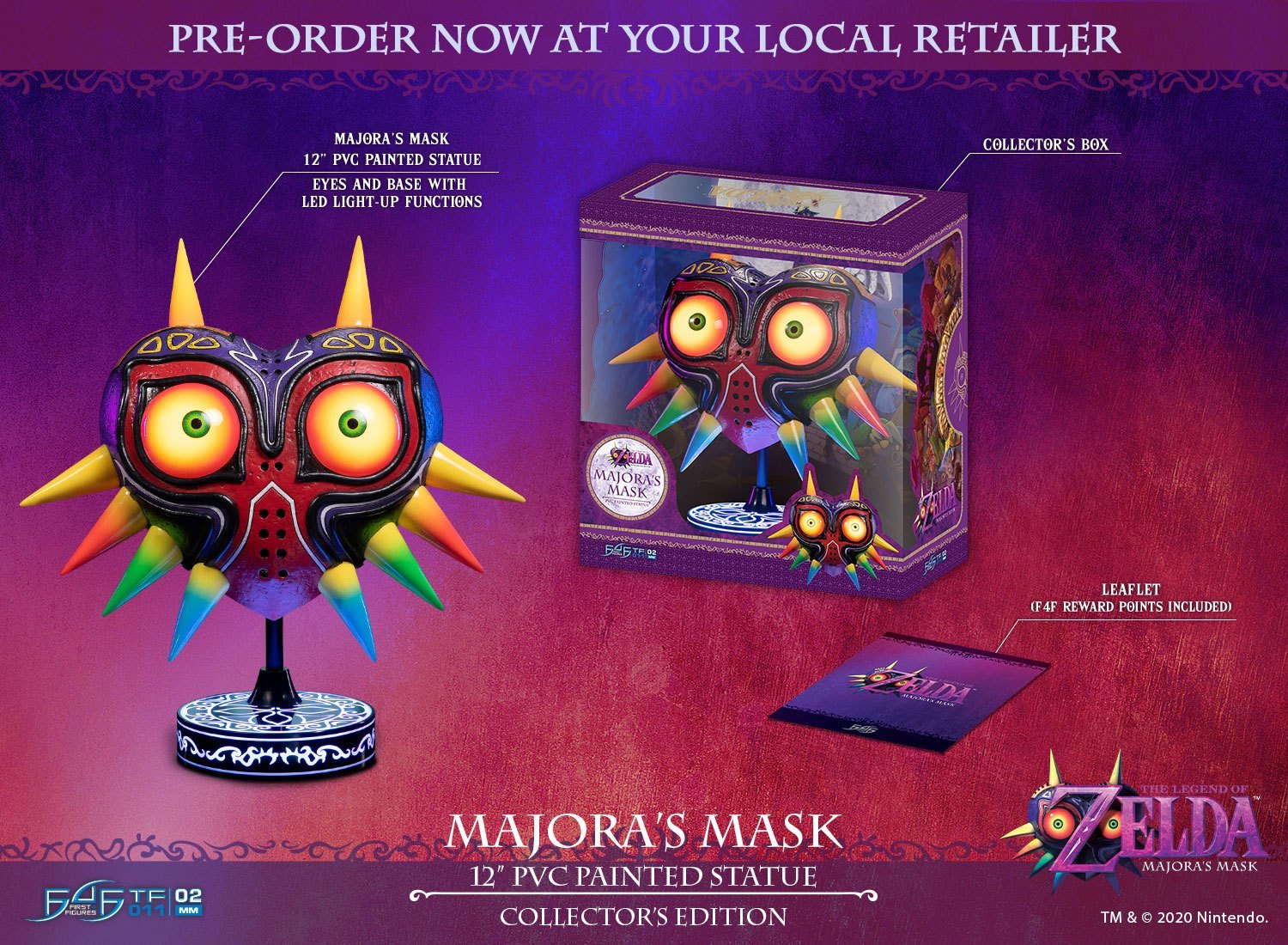 Majora’s Mask 12” PVC Statue at Mighty Ape NZ