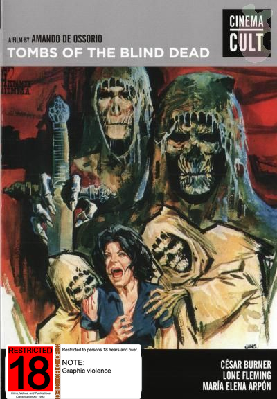 Tombs Of The Blind Dead on DVD image