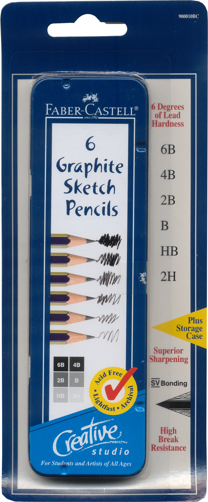 Faber-Castell: Creative Studio Graphite Pencils (Tin of 6) image