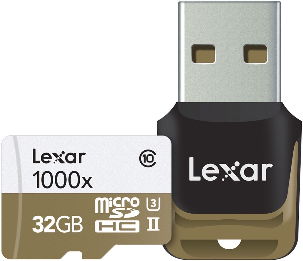 32GB Lexar Professional 1000x microSDHC/SDXC UHS-II