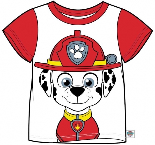 PAW PATROL Marshall Big Face Kids T-Shirt – Unisex Short Sleeve Tee For Children