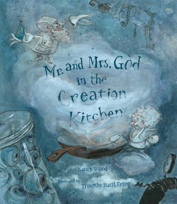Mr & Mrs God In The Creation Kitchen by Nancy Wood image