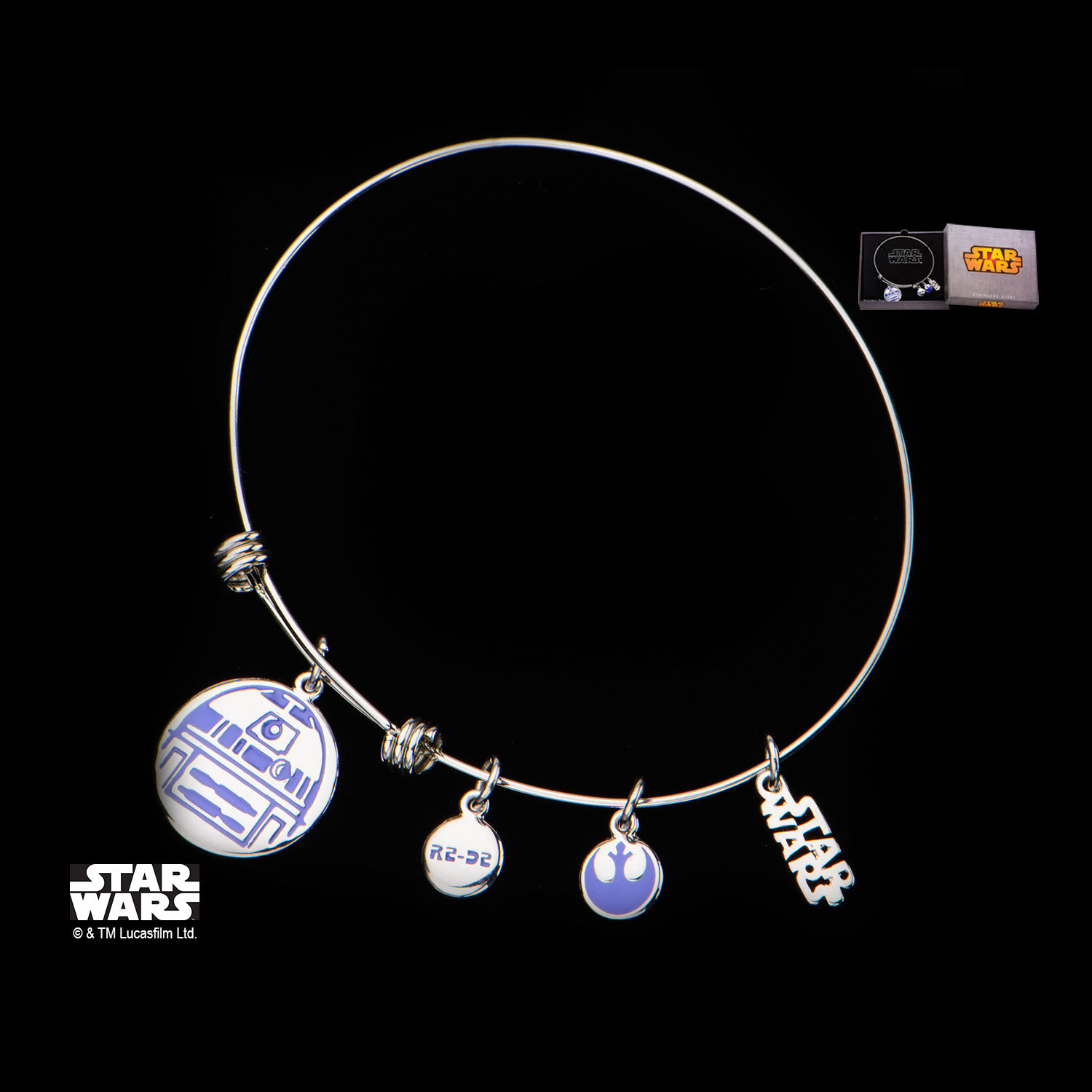 Star Wars R2D2 Stainless Steel Expandable Bracelet image