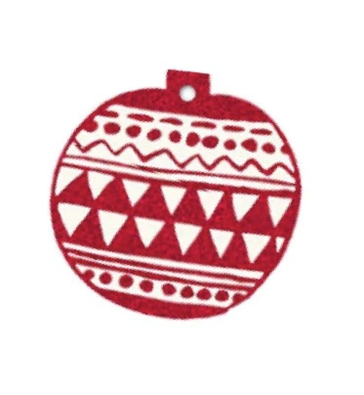 Hallmark: Christmas Gift Tags - Bauble (Pack of 12)