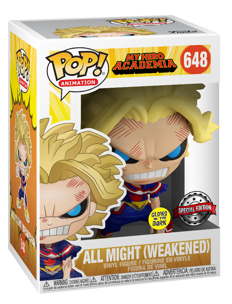 My Hero Academia - All Might (Battle Weakened) Pop! Vinyl Figure image