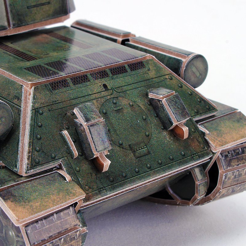 CubicFun: ArmiBuild - Soviet T34/85 - 213 Piece 3D Puzzle image