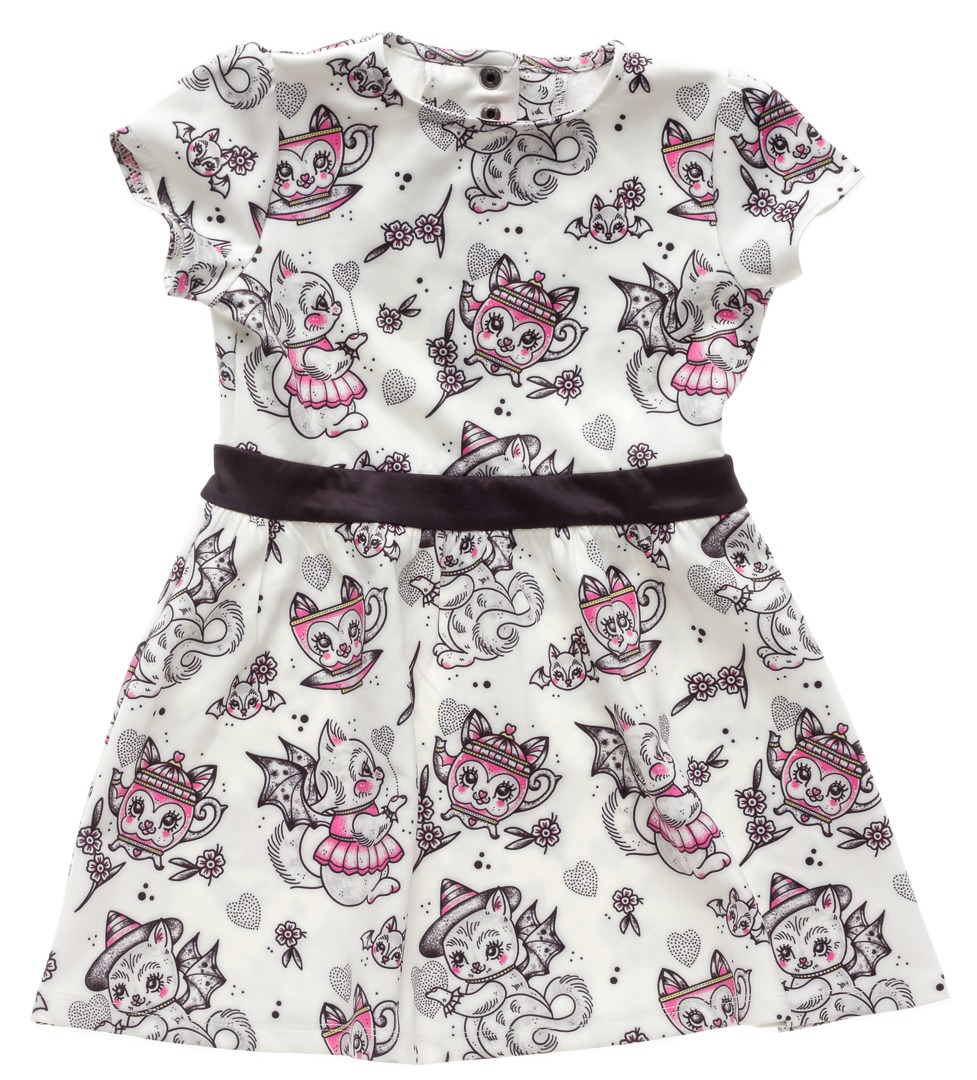 Sourpuss Creep Heart Dress (Size 6)