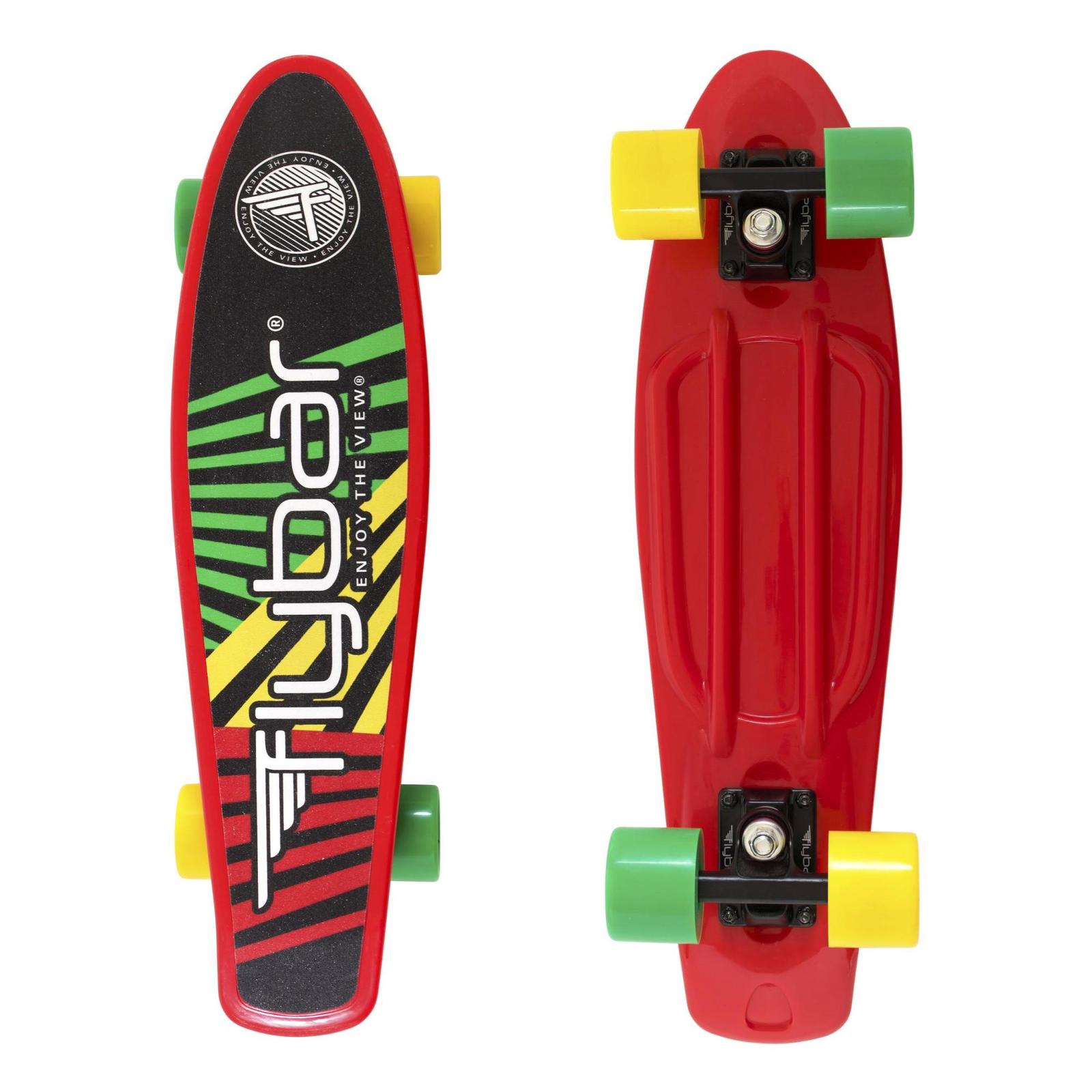 Flybar: Grip Tape Cruiser - 22" Skateboard (Red Flag)