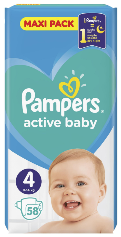 pampers active baby 4 maxi