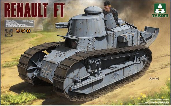 Takom 1/16 Renault FT-17 3in1 Model Kit image