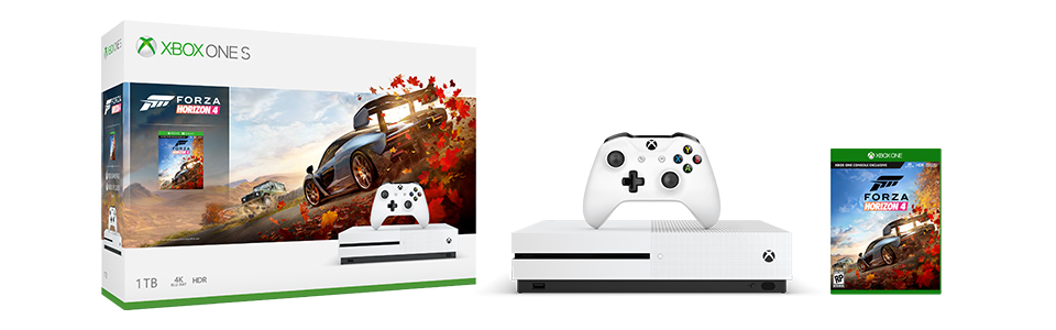 Xbox One S 1TB Forza Horizon 4 Console Bundle image