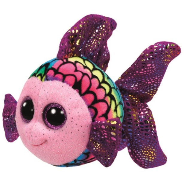 Ty Beanie Boo: Flippy Multi Fish - Small Plush