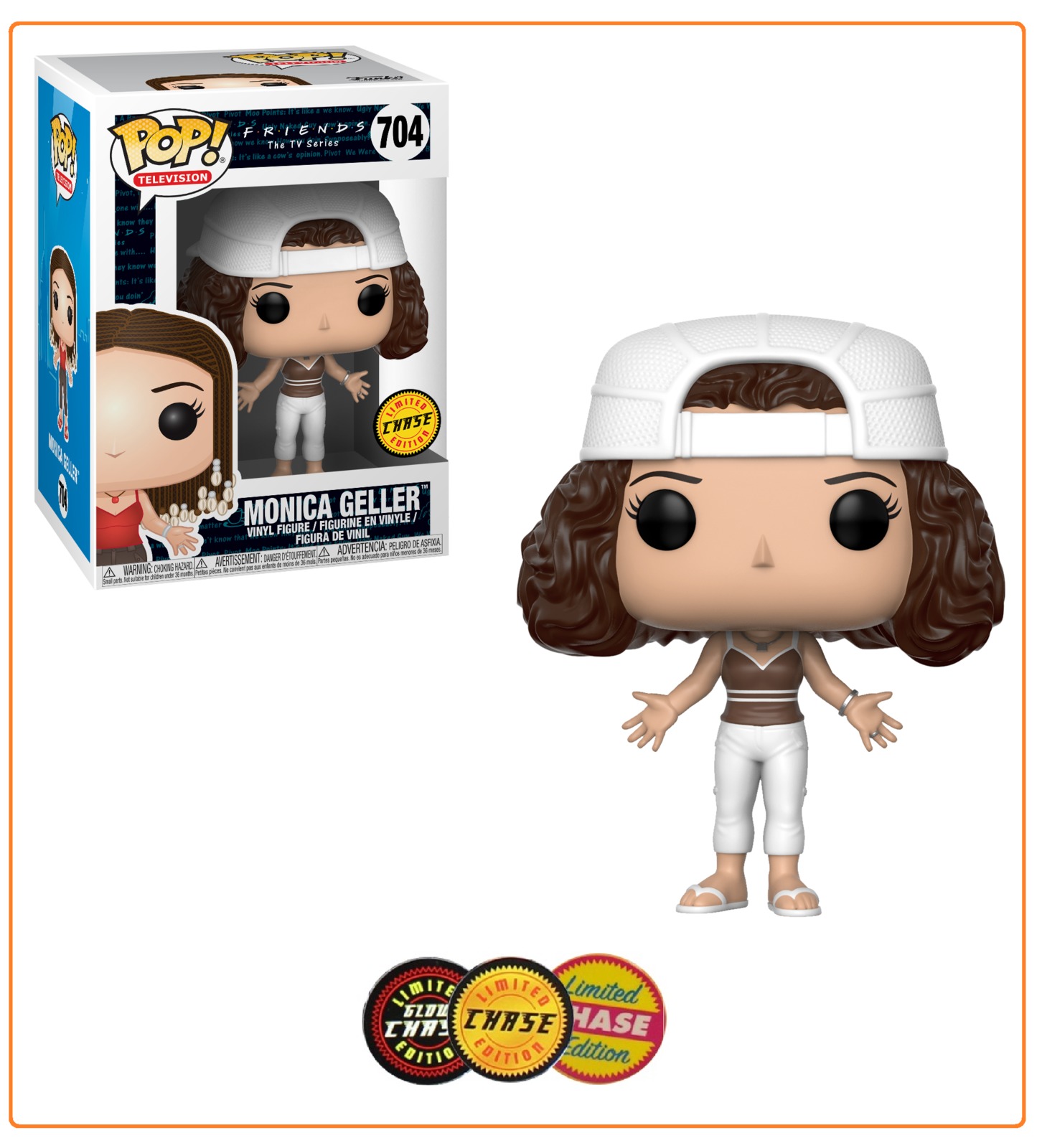 Friends - Monica Geller with Braids Pop! Vinyl Figure (with a chance for a Chase version!) image