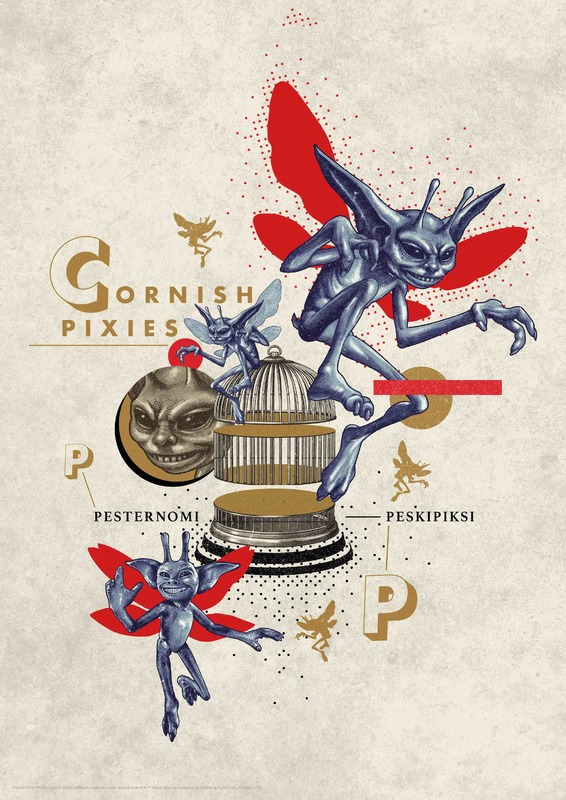 Harry Potter: Premium Art Print - Cornish Pixies | at Mighty Ape Australia