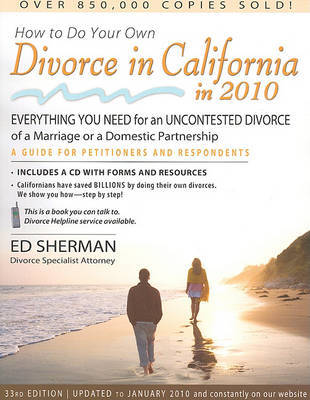 How to Do Your Own Divorce in California in 2010 by Ed Sherman image