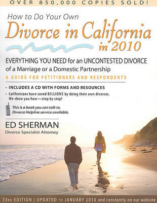 How to Do Your Own Divorce in California in 2010 on Paperback by Ed Sherman