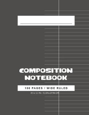 Wide Ruled Composition Notebook image