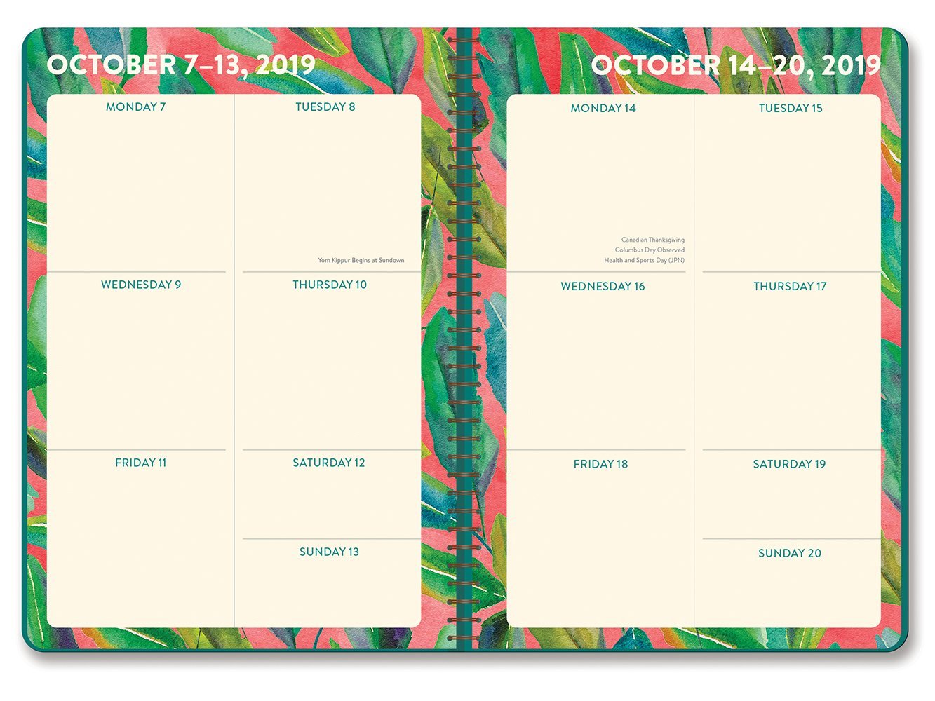 Justina Blakeney: On Time Botanicals 2019 A5 Diary