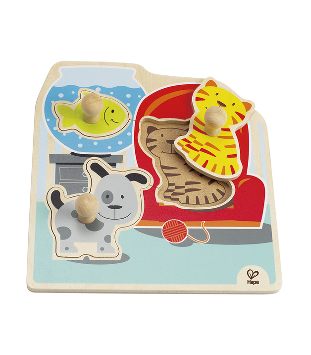 Buy Hape My Pets Wooden Knob Puzzle at Mighty Ape NZ