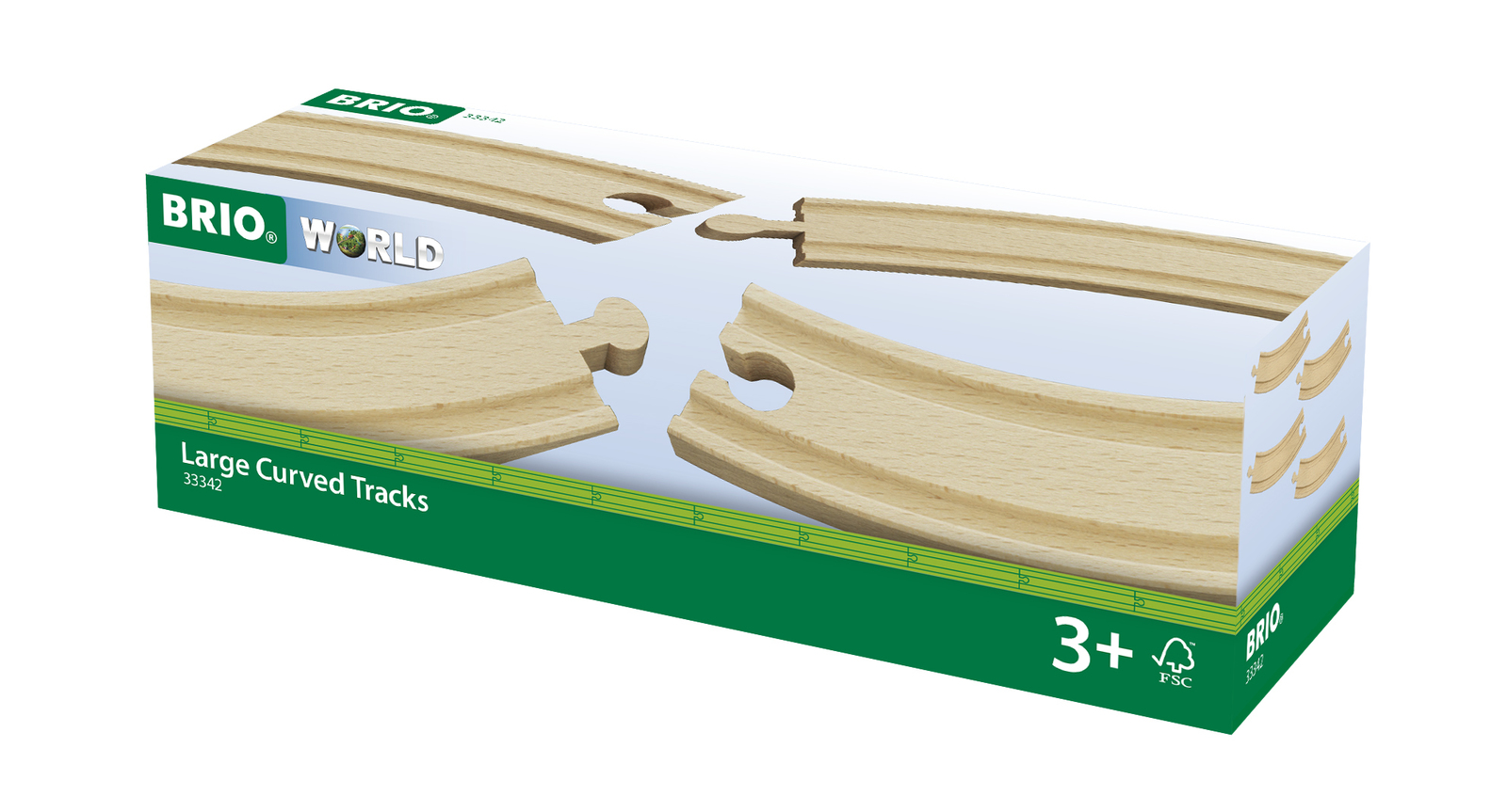 Brio: Railway - Large Curved Tracks image