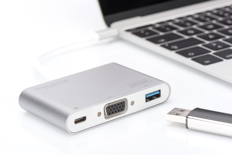 Digitus USB Type-C to VGA Multiport Adapter with Power Delivery image