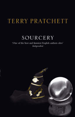 Sourcery (Discworld - Rincewind / The Wizards) (black cover) by Terry Pratchett image