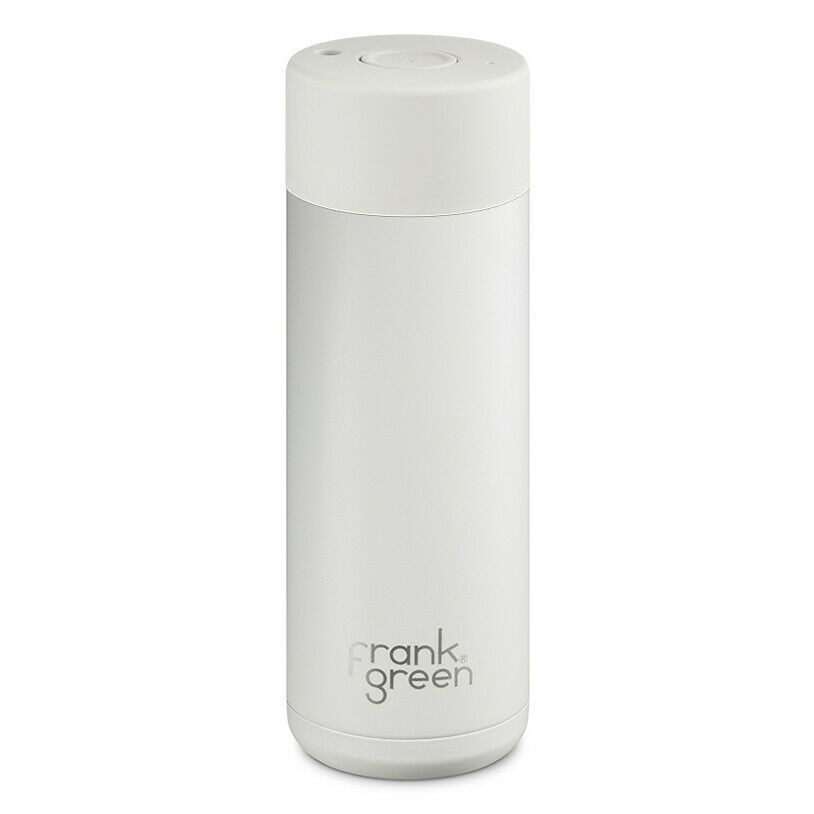 Frank Green: Stainless Steel Reusable Bottle - Coconut Milk (20oz/591ml)