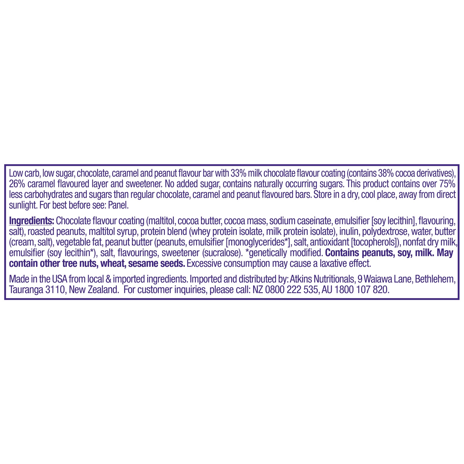 Atkins Endulge Bars - Caramel Nut Chew (Box of 5) image