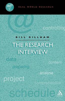 The Research Interview by Bill Gillham image