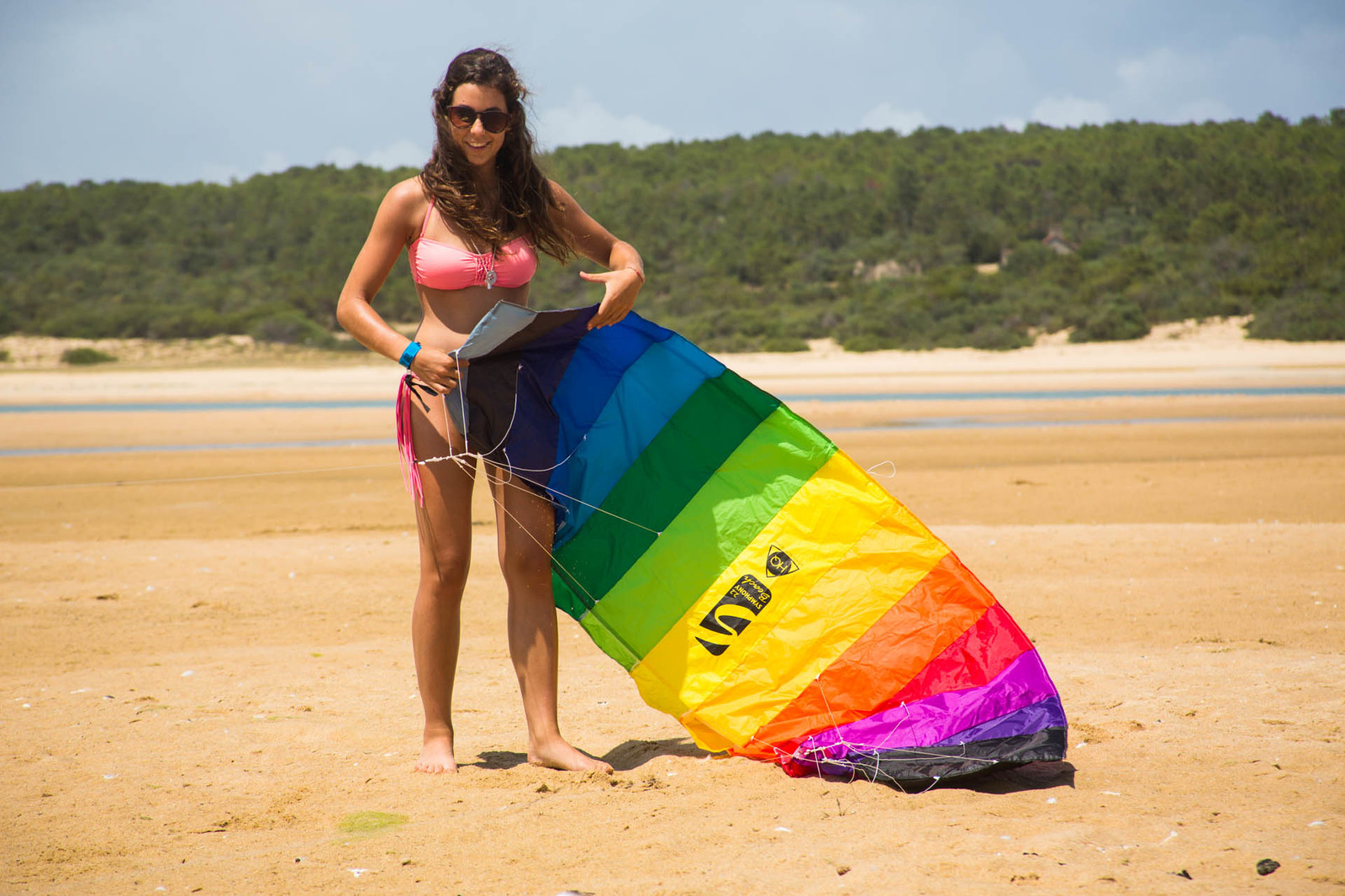 HQ Kites: Symphony Beach III 2.2 Rainbow - Sport Foil Kite