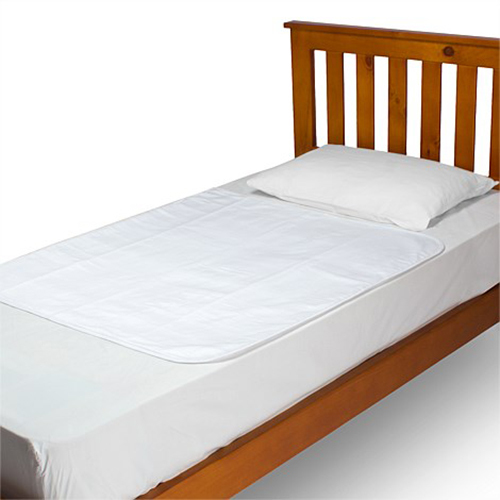 Brolly Sheets: Bed Pad without Wings - White image