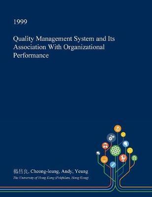 Quality Management System and Its Association with Organizational Performance image