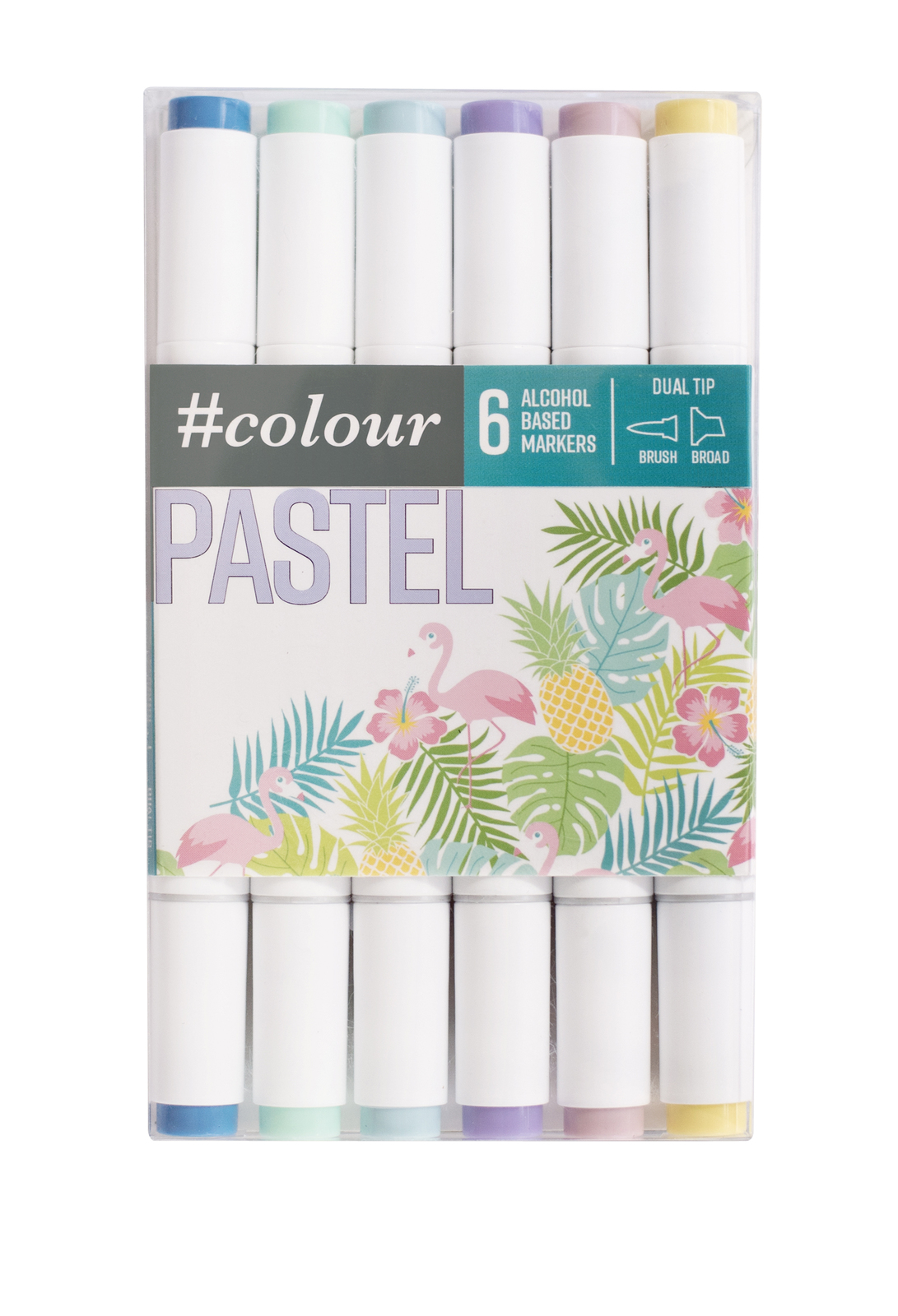 #Colour: Marker Set - Pastel (6 Pack)