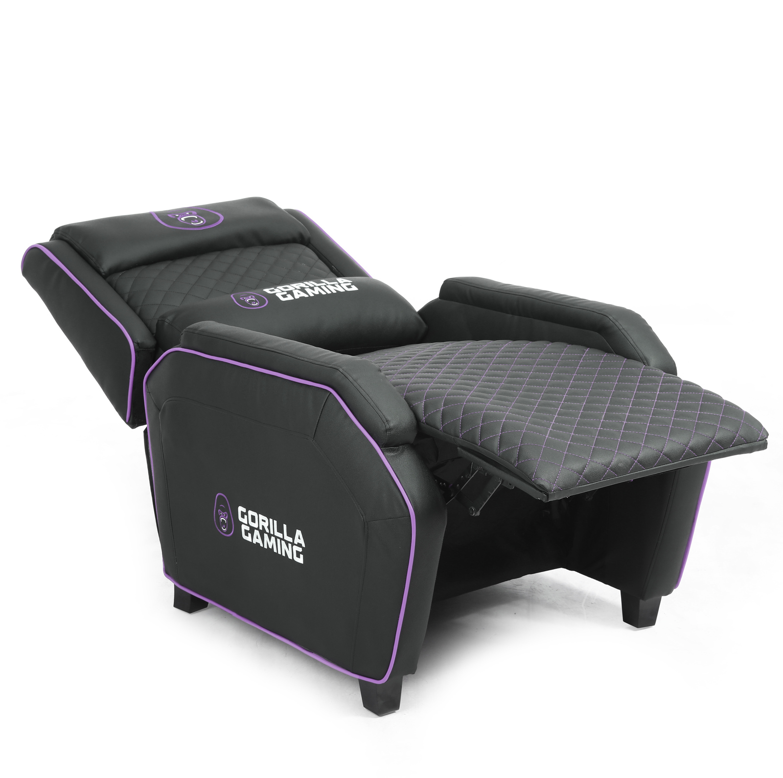 Gorilla Gaming Sofa - Black & Purple image