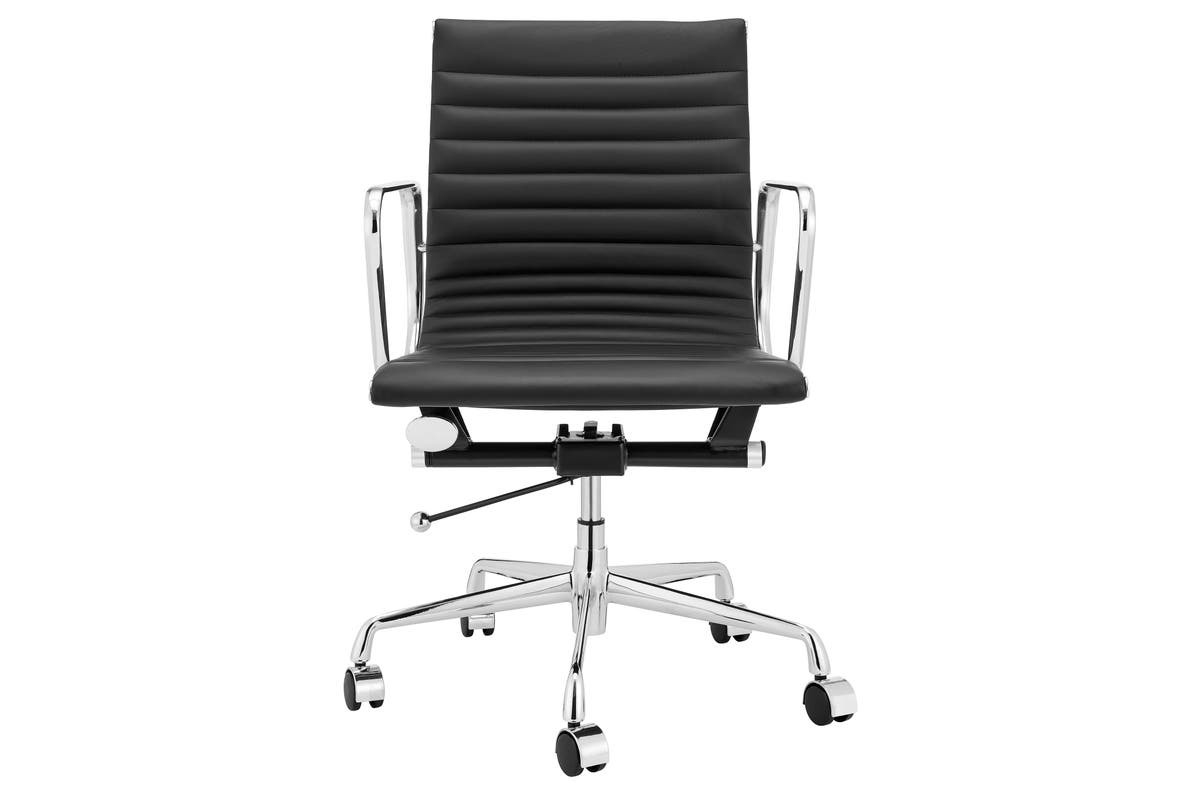 Buy Matt Blatt Replica Eames Group Standard Aluminium Low Back Office Chair (Black) at Mighty