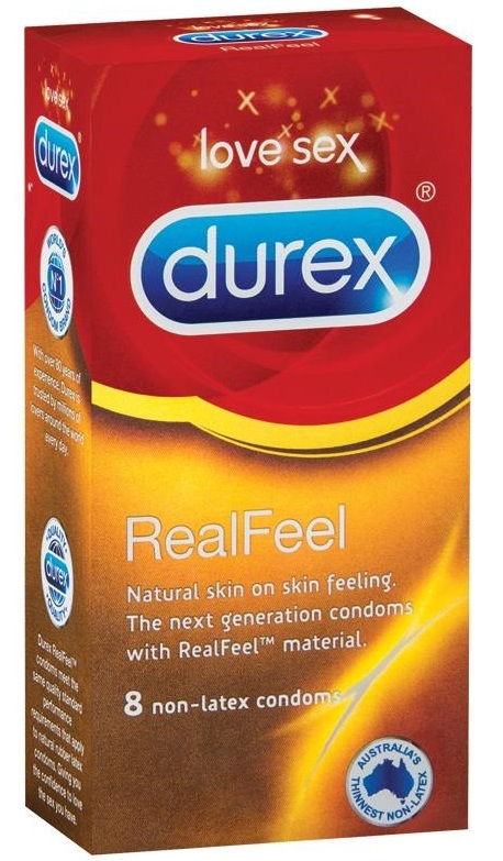 Durex Real Feel Condom (8 Pack) image