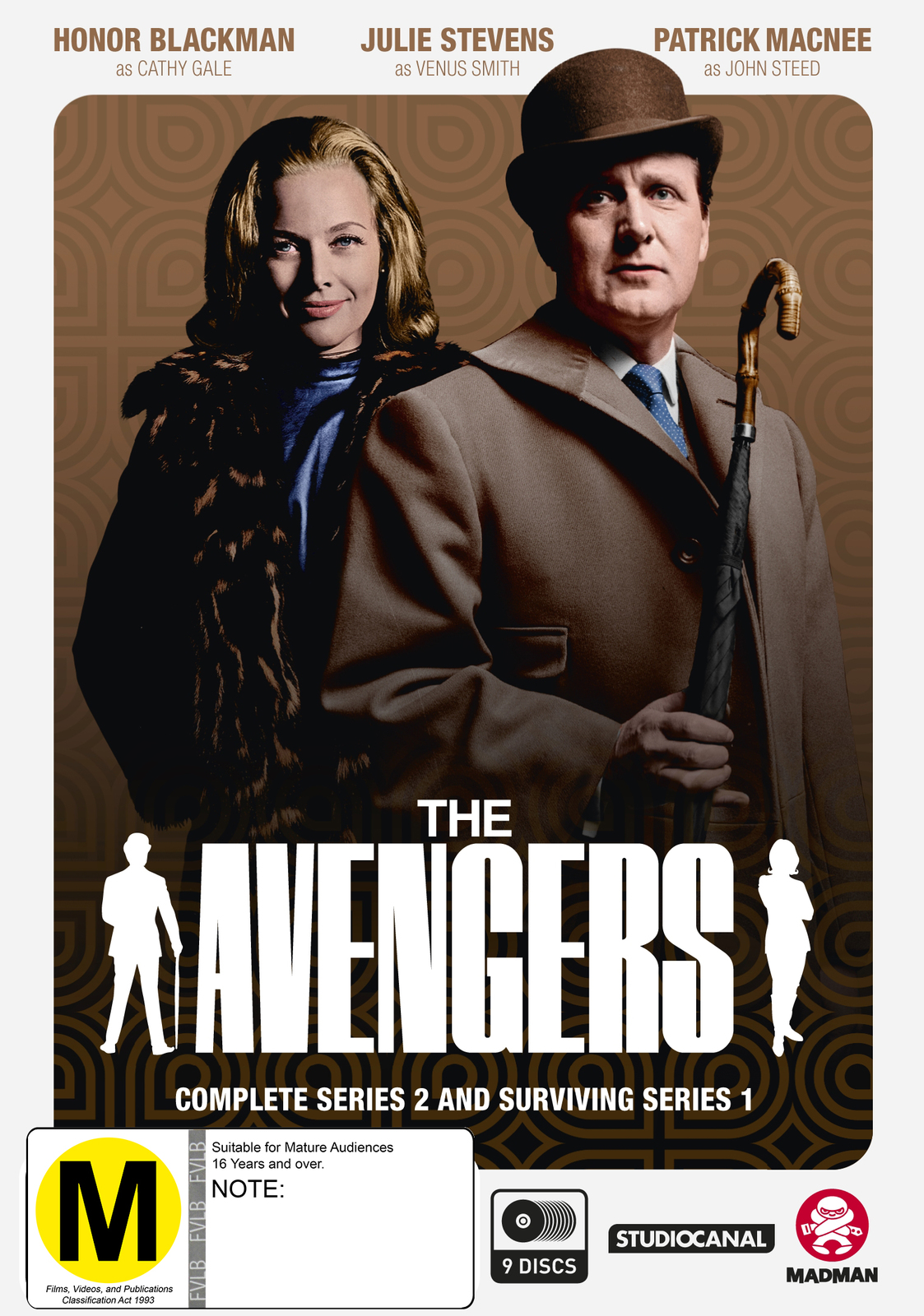 The Avengers - Complete Series 2 & Surviving Series 1 on DVD image