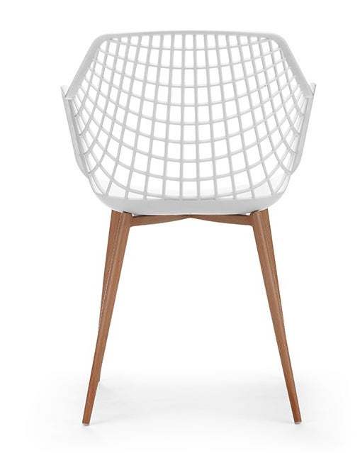 Buy Ovela Set of 2 Leerdam Armchairs White at Mighty Ape NZ