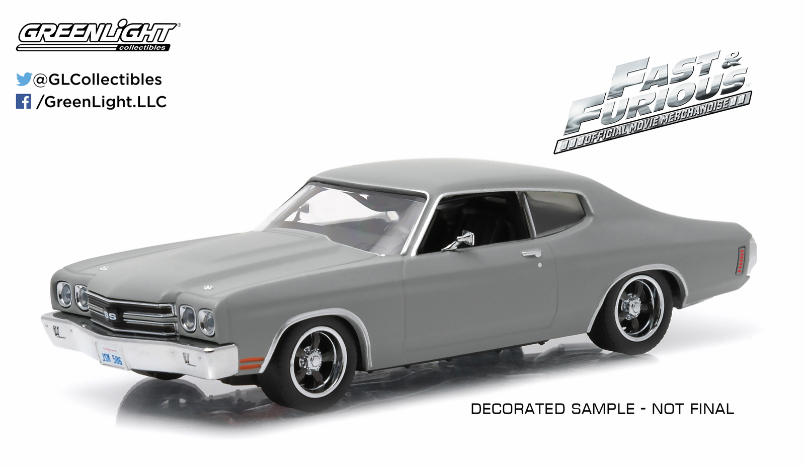 1/43: Chevrolet Chevelle SS - Fast & Furious - Diecast Model image