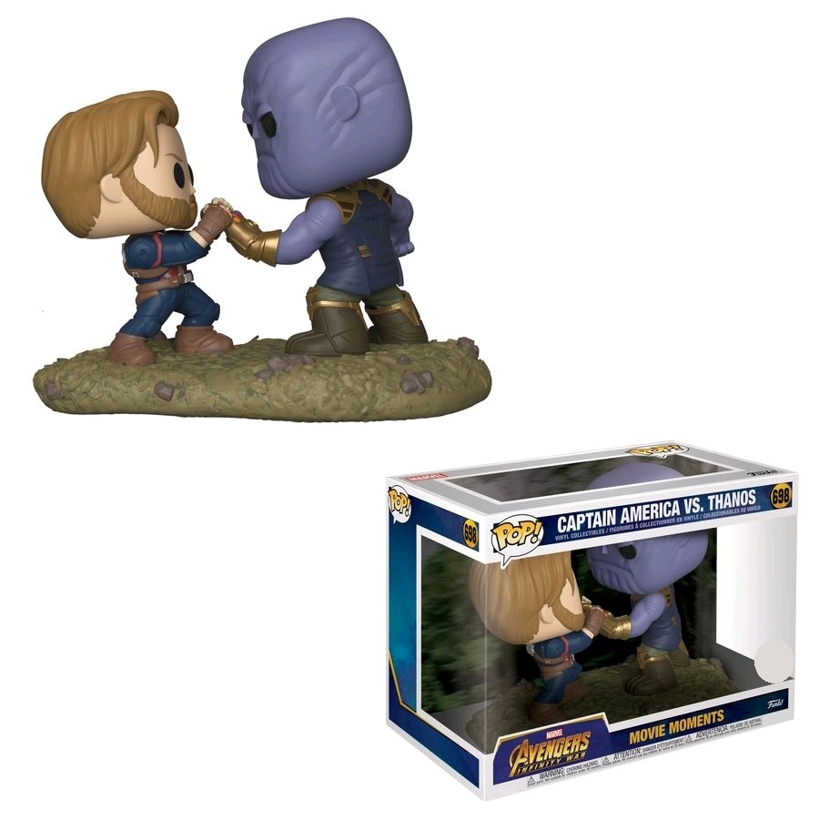 Marvel: Captain America vs Thanos - Pop! Movie Moment Figure image
