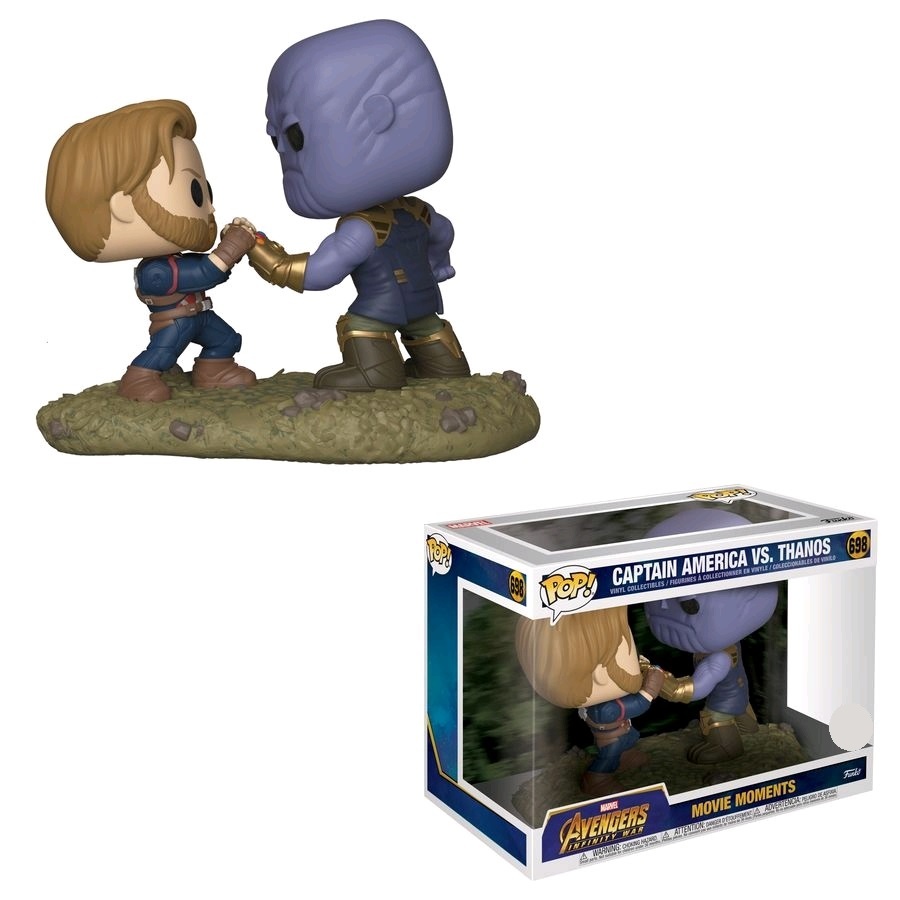 Captain America vs Thanos - Pop! Movie Moment Figure image