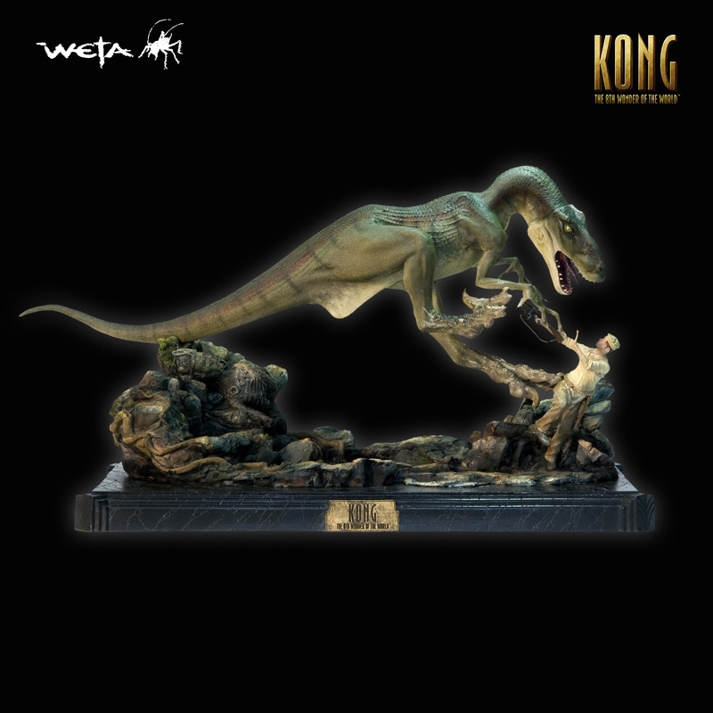 King Kong Venatosaurus Attack Statue - by Weta image